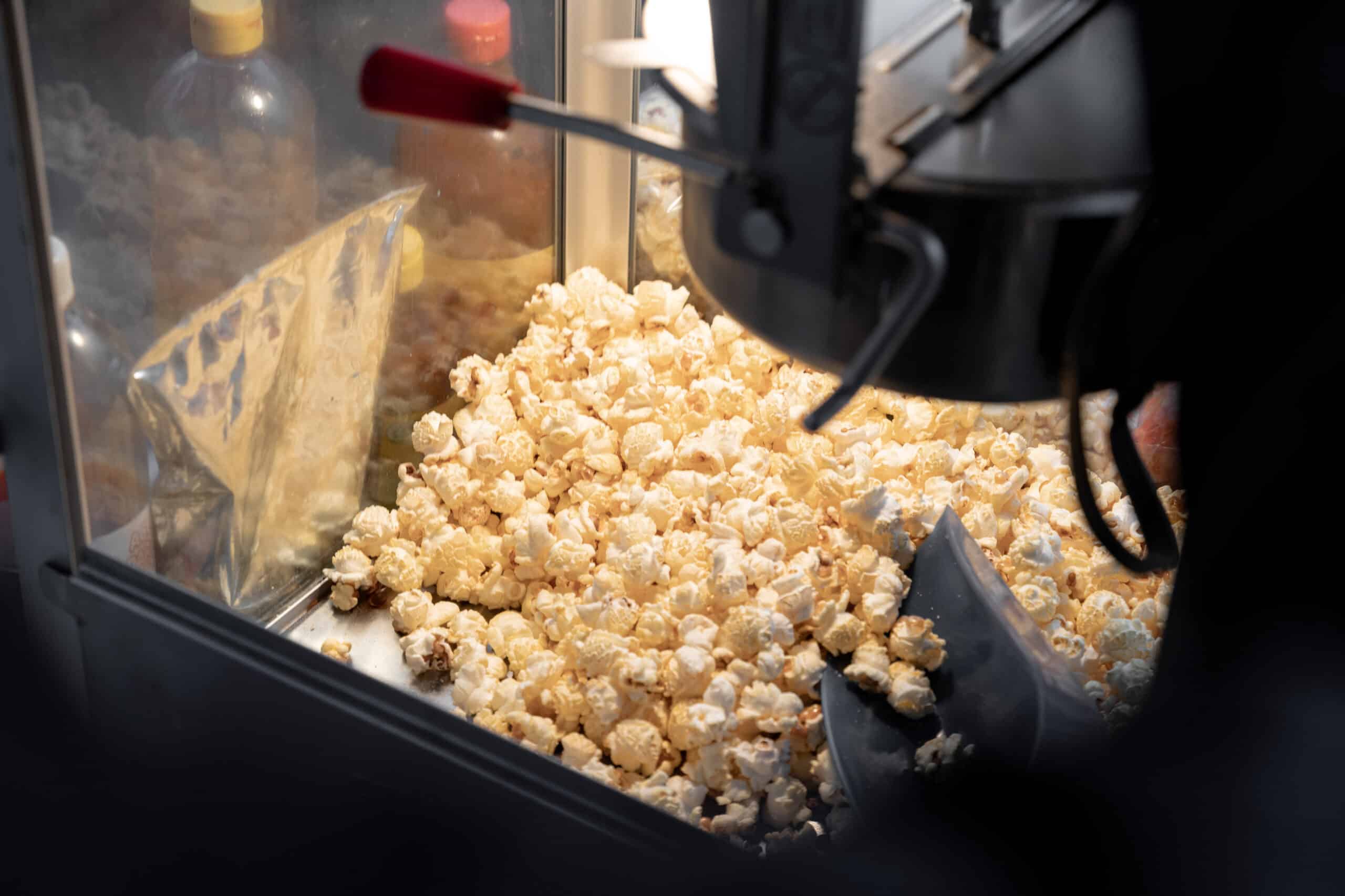 A friendly popcorn stand