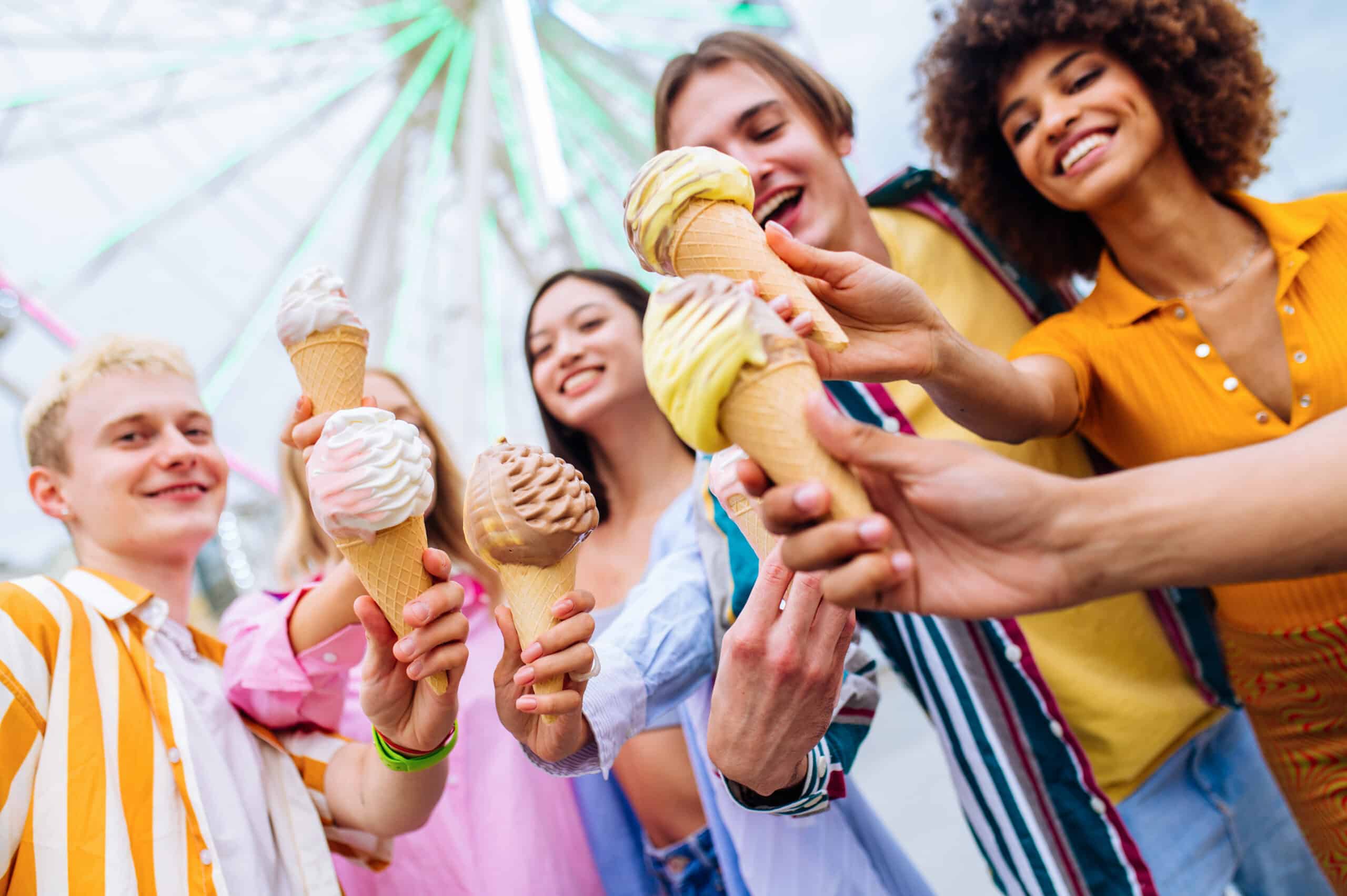 Delicious soft-serve ice cream