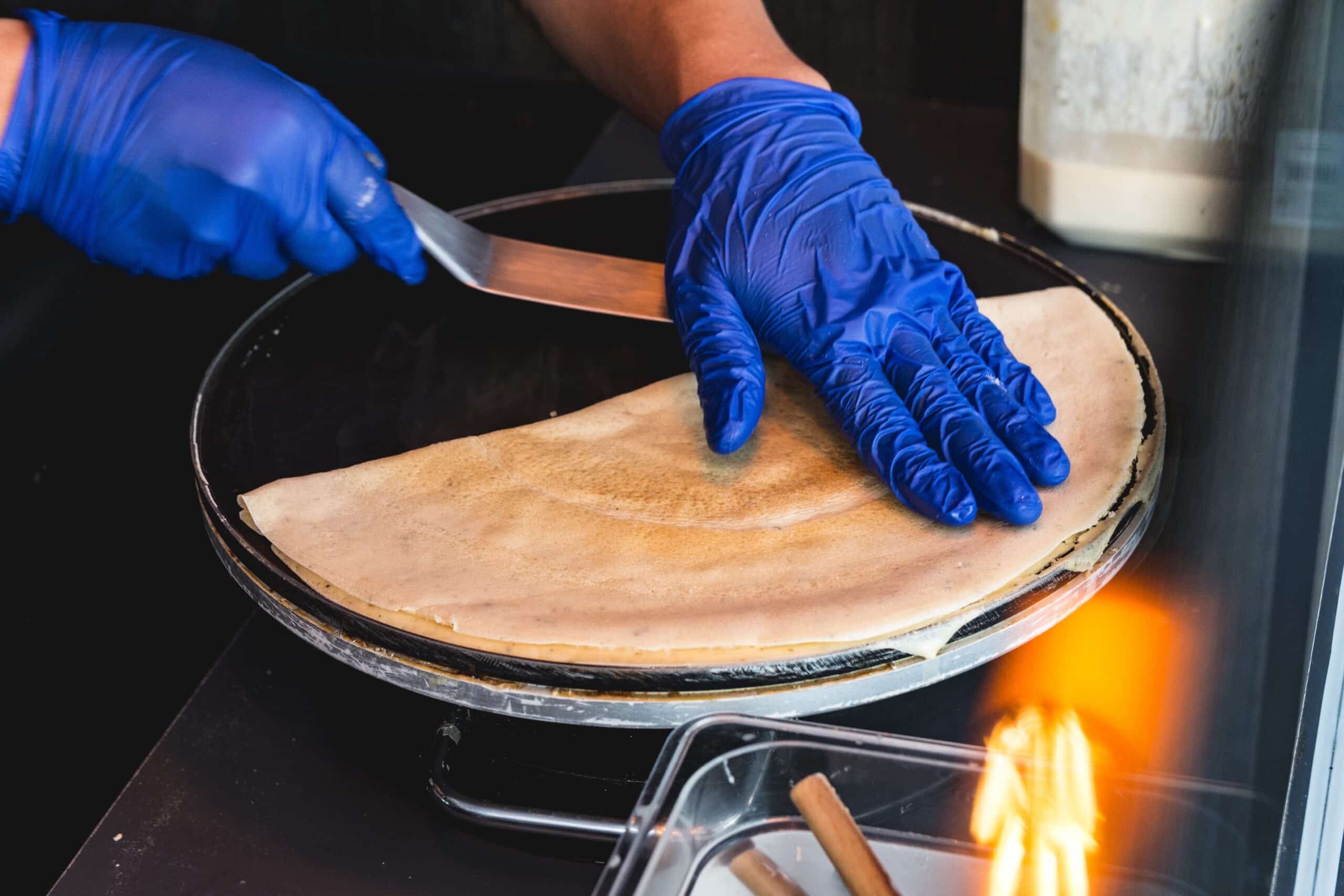Homemade crepes: the stars